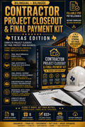Contractor Project Closeout & Final Payment Kit — Texas Edition