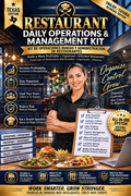 Restaurant Daily Operations & Management Kit — Texas Edition