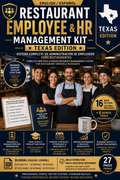 Restaurant Employee & HR Management Kit — Texas Edition