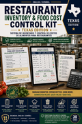 Restaurant Inventory & Food Cost Control Kit — Texas Edition